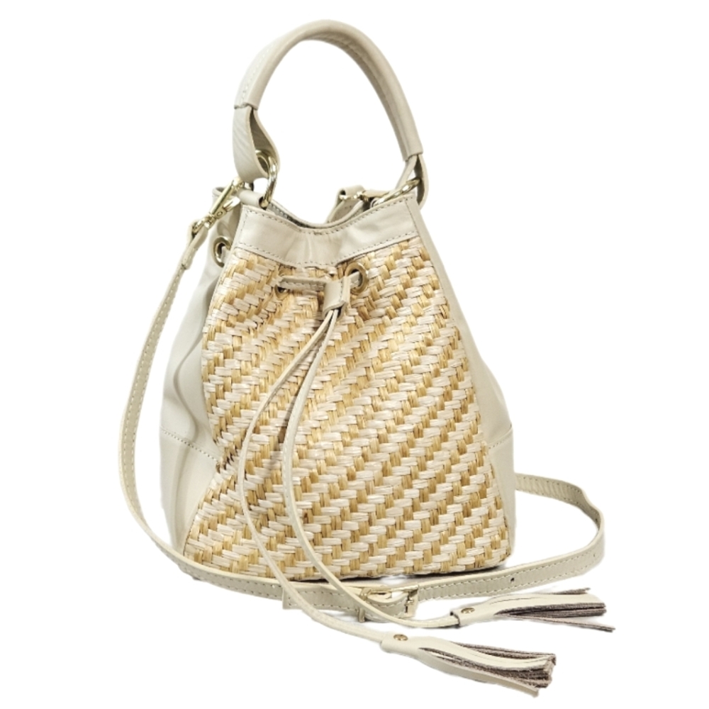 Divina Firenze Leather Bucket Bag